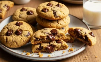 Almond Flour Chocolate Chip Cookies