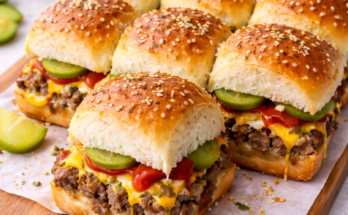 Pull-Apart Cheeseburger Sliders