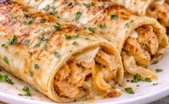 Garlic Chicken Wraps