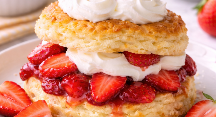 Strawberry Shortcake Hack Using Bisquick